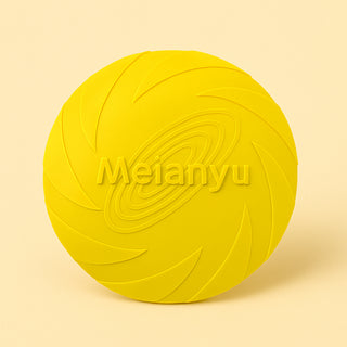 Frisbee morbido giallo per cani – gioco da riporto resistente per addestramento e divertimento all’aperto