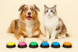 Pulsanti Parlanti per Addestramento Cani e Gatti – Set Registrabile con Luci per Giochi Interattivi - AmiciFidati