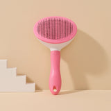 Spazzola Rimuovi Pelo per Cani e Gatti β Pettine Massaggiante con Pulsante Clean - Up | Inox, Ergonomica, Anti Grovigli - AmiciFidati