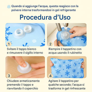 Tappetino Refrigerante Estivo per Cani e Gatti β Rinfrescante ad Acqua, Antiscivolo e Resistente - AmiciFidati