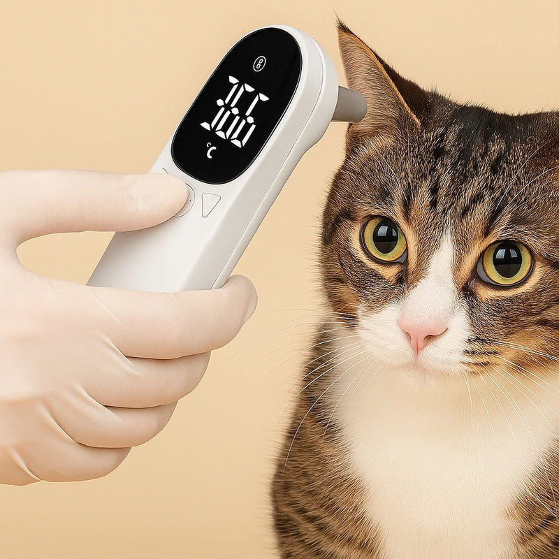 Termometro Digitale LED per Animali - Alta Precisione per Cani, Gatti e Cuccioli | Ideale per Veterinari e Uso Domestico - AmiciFidati