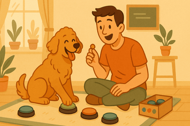 Come Insegnare al Tuo Cane a Parlare con i Pulsanti: Guida Completa per Iniziare - AmiciFidati
