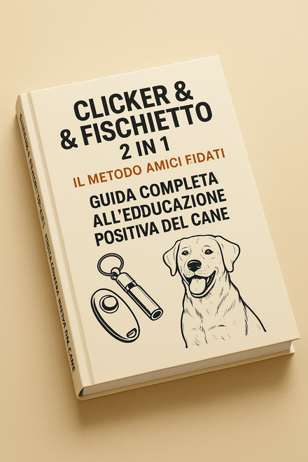 Clicker & Fischietto 2 in 1 – Il Metodo Amici Fidati: Guida Completa all’Educazione Positiva del Cane - AmiciFidati