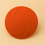 Frisbee rosso in gomma per cani, perfetto per giochi all’aperto, addestramento e divertimento