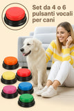 Pulsanti Parlanti per Addestramento Cani e Gatti – Set Registrabile con Luci per Giochi Interattivi - AmiciFidati