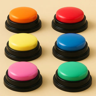 Pulsanti Parlanti per Addestramento Cani e Gatti – Set Registrabile con Luci per Giochi Interattivi - AmiciFidati