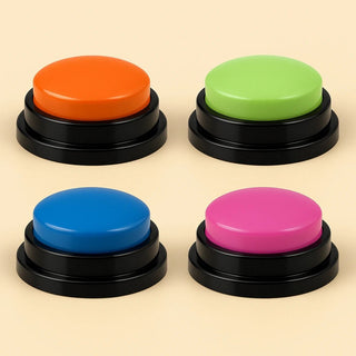 Pulsanti Parlanti per Addestramento Cani e Gatti – Set Registrabile con Luci per Giochi Interattivi - AmiciFidati